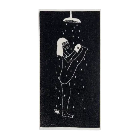 Helen b Helen b - handdoek (set van 2) - yoga in the shower Helen b Helen b - handdoek (set van 2) - yoga in the shower
