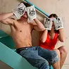 Helen b Helen b - washand (set van 2) - naked couple back Helen b Helen b - washand (set van 2) - naked couple back
