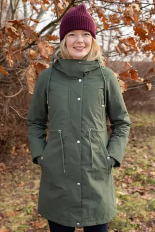 Danefae Danefae - danenora winter parka - dark army Danefae Danefae - danenora winter parka - dark army