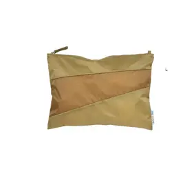 Susan Bijl Susan Bijl - the new pouch large - moss & camel Susan Bijl Susan Bijl - the new pouch large - moss & camel
