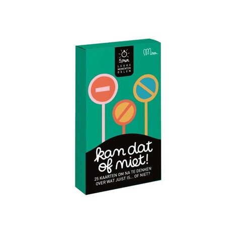Minus Minus - dilemma kaarten - kan dat of niet Minus Minus - dilemma kaarten - kan dat of niet