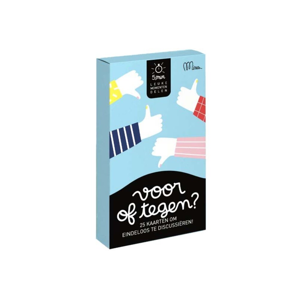 Minus Minus - dilemma kaarten - voor of tegen Minus Minus - dilemma kaarten - voor of tegen