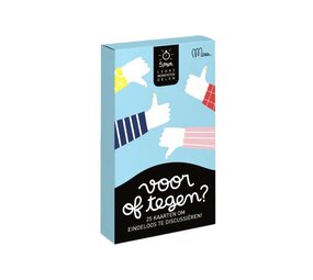 Minus Minus - dilemma kaarten - voor of tegen