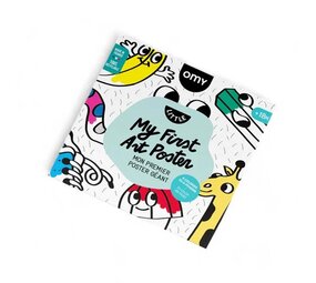 Omy Omy - grote kleurplaat - my first art poster Omy Omy - grote kleurplaat - my first art poster