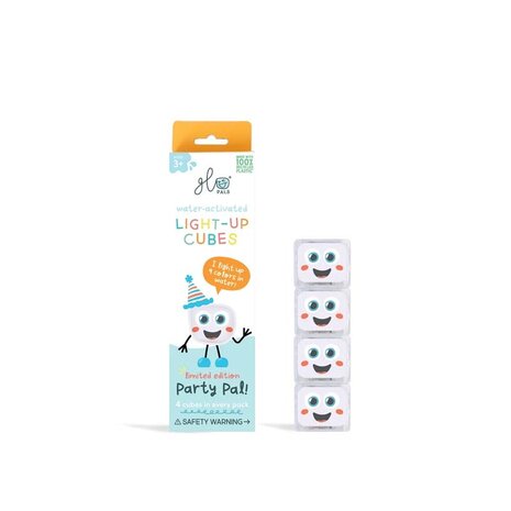 Glo Pals Glo Pals - light up cubes (set van 4) - party