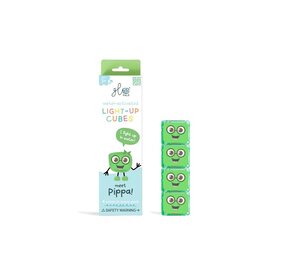 Glo Pals Glo Pals - light up cubes (set van 4) - pippa Glo Pals Glo Pals - light up cubes (set van 4) - pippa