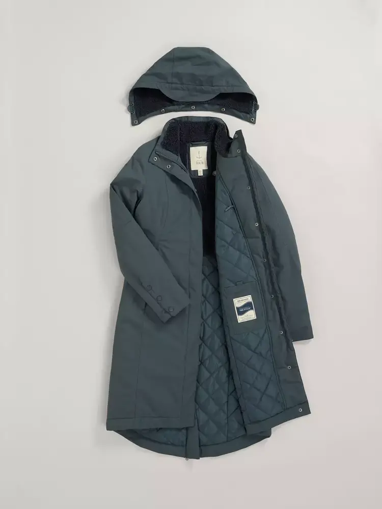 Seasalt Seasalt - winterjas janelle - nickel Seasalt Seasalt - winterjas janelle - nickel