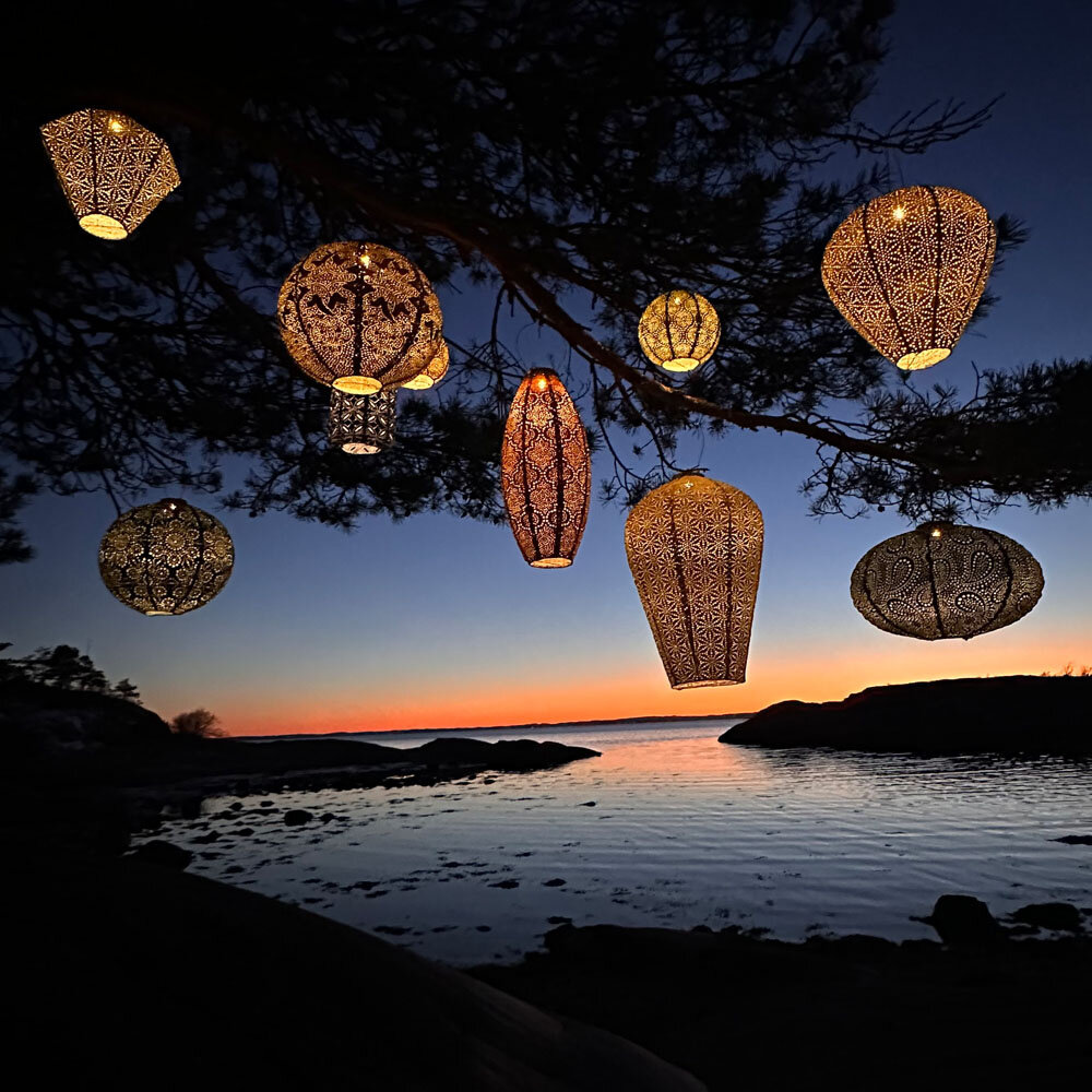 Lumiz Lumiz - solar lantaarn - tulip 20 lace - green