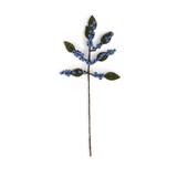 Sjaal met verhaal Sjaal met verhaal - tak bes - blauw