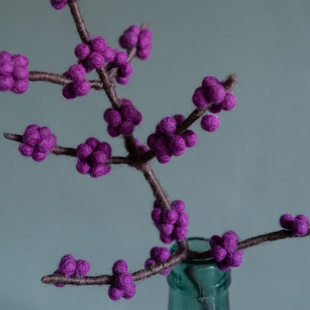 Sjaal met verhaal Sjaal met verhaal - tak bes callicarpa - paars Sjaal met verhaal Sjaal met verhaal - tak bes callicarpa - paars