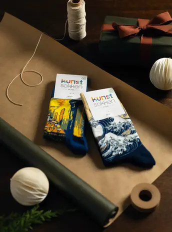 Kunstsokken Kunstsokken - de grote golf van kanagawa Kunstsokken Kunstsokken - de grote golf van kanagawa