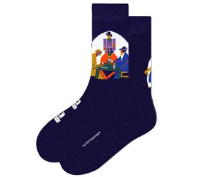 Kunstsokken Kunstsokken - de kaartspelers