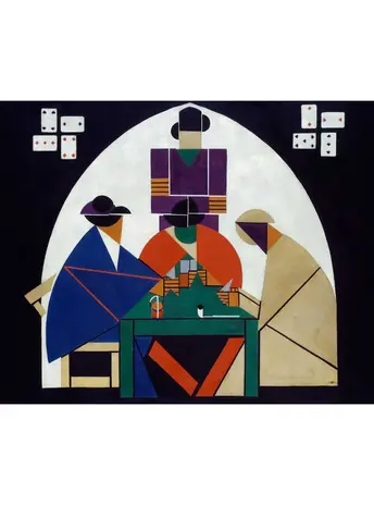 Kunstsokken Kunstsokken - de kaartspelers Kunstsokken Kunstsokken - de kaartspelers