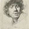 Kunstsokken Kunstsokken - zelfportret met baret