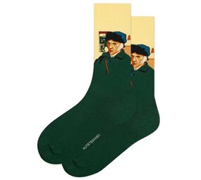 Kunstsokken Kunstsokken - zelfportret met verbonden oor