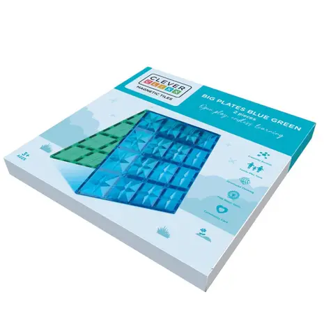 Cleverclixx Cleverclixx - big plates - blue green