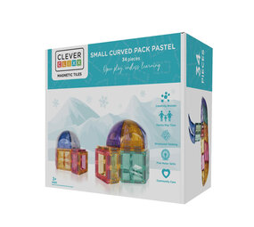 Cleverclixx Cleverclixx - small curved dome pack - pastel (34 stuks)
