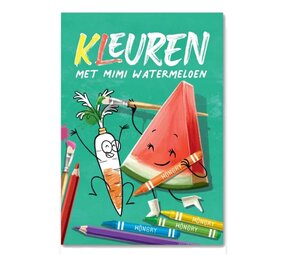 HÖNGRY Höngry - kleurboek - kleuren met Mimi Watermeloen