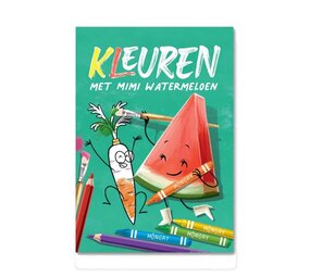 HÖNGRY Höngry - kleurboek - kleuren met Mimi Watermeloen HÖNGRY Höngry - kleurboek - kleuren met Mimi Watermeloen