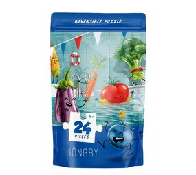 HÖNGRY Höngry - omkeerbare puzzel - de beste (24 stukken) HÖNGRY Höngry - omkeerbare puzzel - de beste (24 stukken)