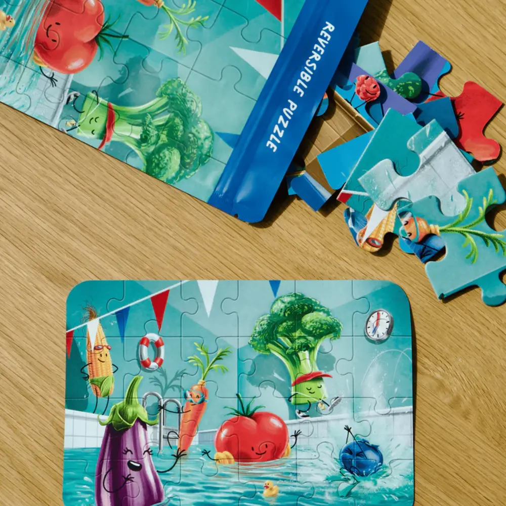 HÖNGRY Höngry - omkeerbare puzzel - de beste (24 stukken) HÖNGRY Höngry - omkeerbare puzzel - de beste (24 stukken)