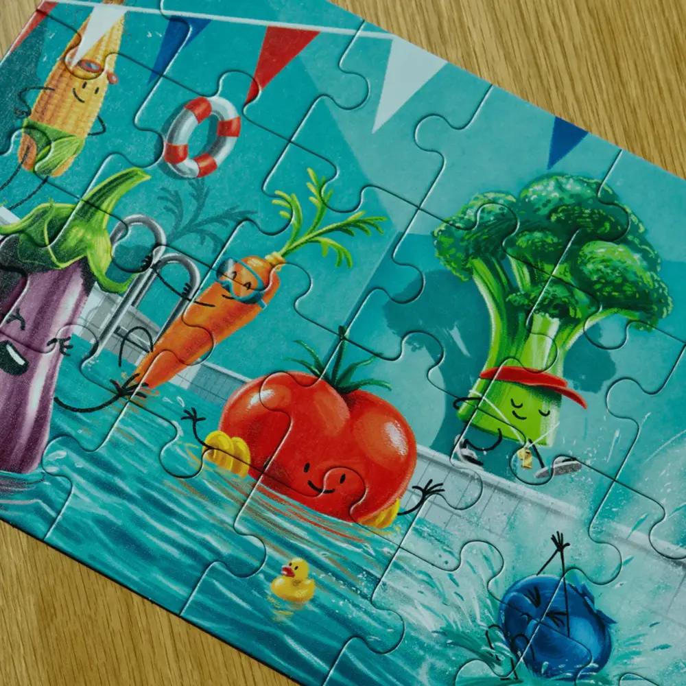 HÖNGRY Höngry - omkeerbare puzzel - de beste (24 stukken) HÖNGRY Höngry - omkeerbare puzzel - de beste (24 stukken)