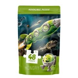HÖNGRY Höngry - omkeerbare puzzel - de erwtjes (48 stukken) HÖNGRY Höngry - omkeerbare puzzel - de erwtjes (48 stukken)