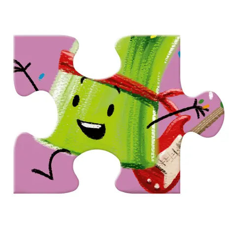 HÖNGRY Höngry - omkeerbare puzzel - mijn tomaatje (12 stukken) HÖNGRY Höngry - omkeerbare puzzel - mijn tomaatje (12 stukken)
