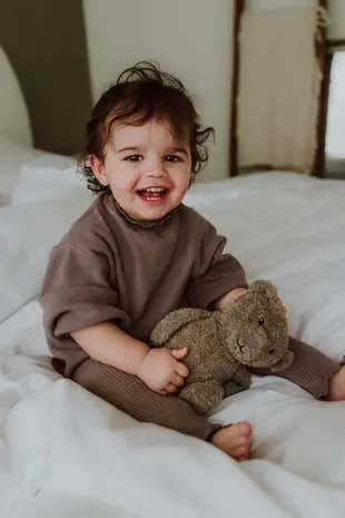 Flow Flow - knuffel met lampje - lou grey Flow Flow - knuffel met lampje - lou grey