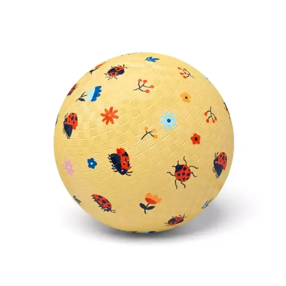 Little L Little L - grote rubber bal - lieveheersbeestjes (18 cm)