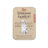 Kikkerland Kikkerland - kit - hond welcome to the family