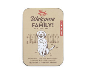 Kikkerland Kikkerland - kit - hond welcome to the family