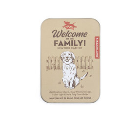 Kikkerland Kikkerland - kit - hond welcome to the family Kikkerland Kikkerland - kit - hond welcome to the family
