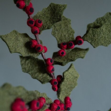 Sjaal met verhaal Sjaal met verhaal - tak bes - rood Sjaal met verhaal Sjaal met verhaal - tak bes - rood