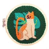 Kikkerland Kikkerland - punch needle kit - cat Kikkerland Kikkerland - punch needle kit - cat