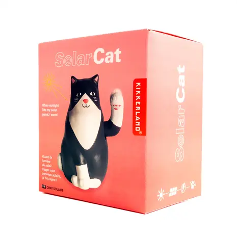 Kikkerland Kikkerland - solar figuur - black cat