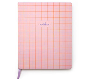 Kikkerland Kikkerland - inkerie undated planner - roze/oranje Kikkerland Kikkerland - inkerie undated planner - roze/oranje