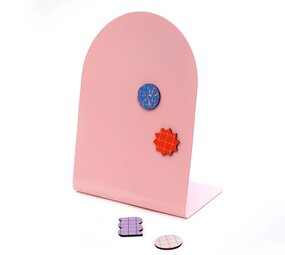 Kikkerland Kikkerland - inkerie magnetisch memo bord - roze