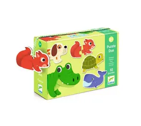 Djeco Djeco - duo puzzel - dieren Djeco Djeco - duo puzzel - dieren