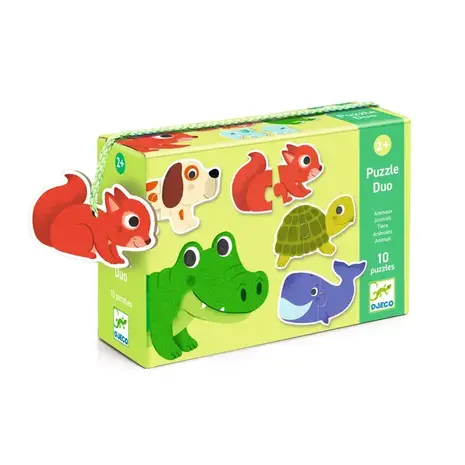Djeco Djeco - duo puzzel - dieren Djeco Djeco - duo puzzel - dieren