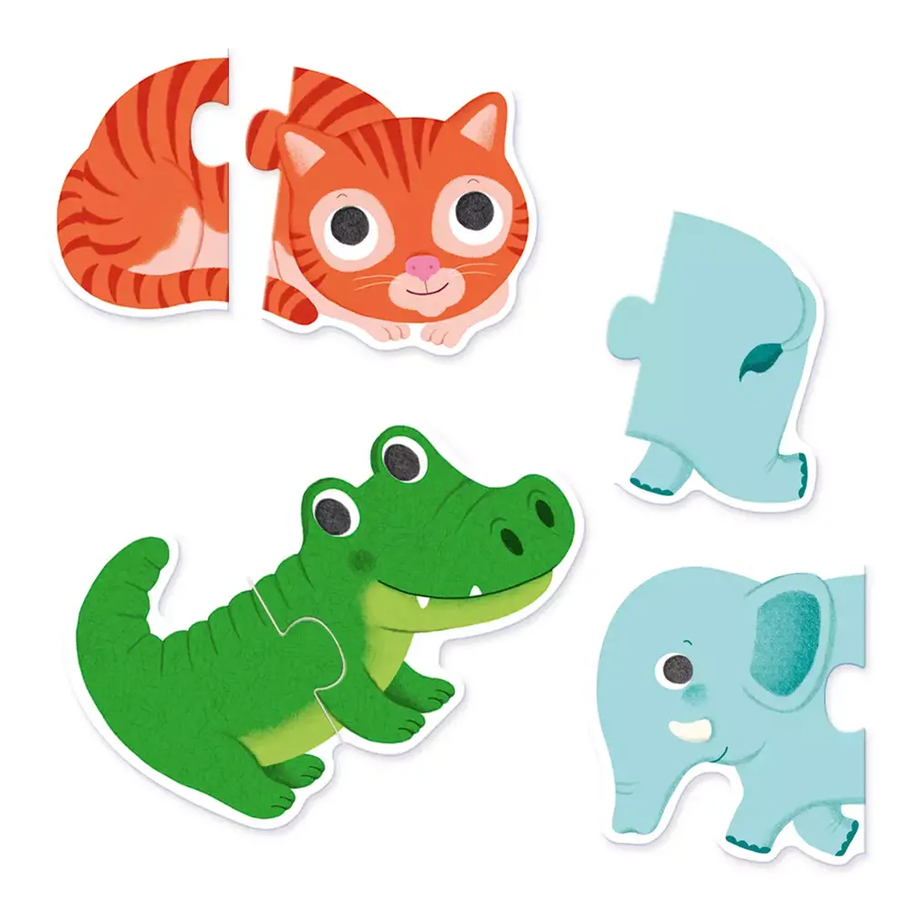 Djeco Djeco - duo puzzel - dieren Djeco Djeco - duo puzzel - dieren