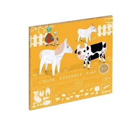 Djeco Djeco - kartonnen dieren - boerderij