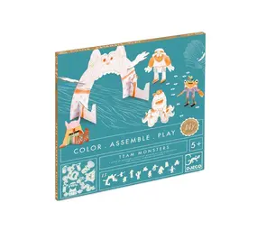 Djeco Djeco - kartonnen dieren - team monsters Djeco Djeco - kartonnen dieren - team monsters