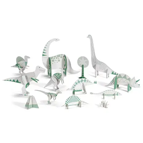 Djeco Djeco - kartonnen dieren - dinosaurussen Djeco Djeco - kartonnen dieren - dinosaurussen
