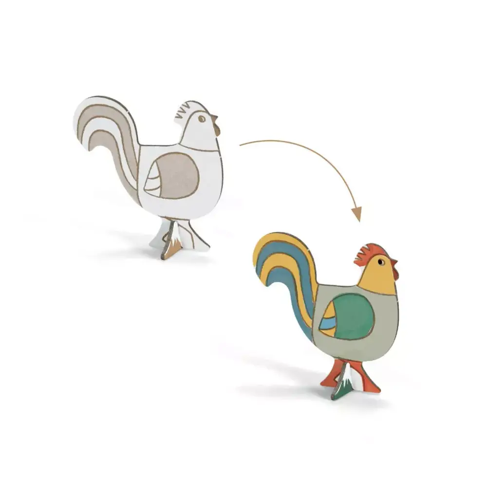 Djeco Djeco - kartonnen dieren - boerderij Djeco Djeco - kartonnen dieren - boerderij