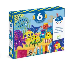 Djeco Djeco - groot knutselpakket - zeedieren