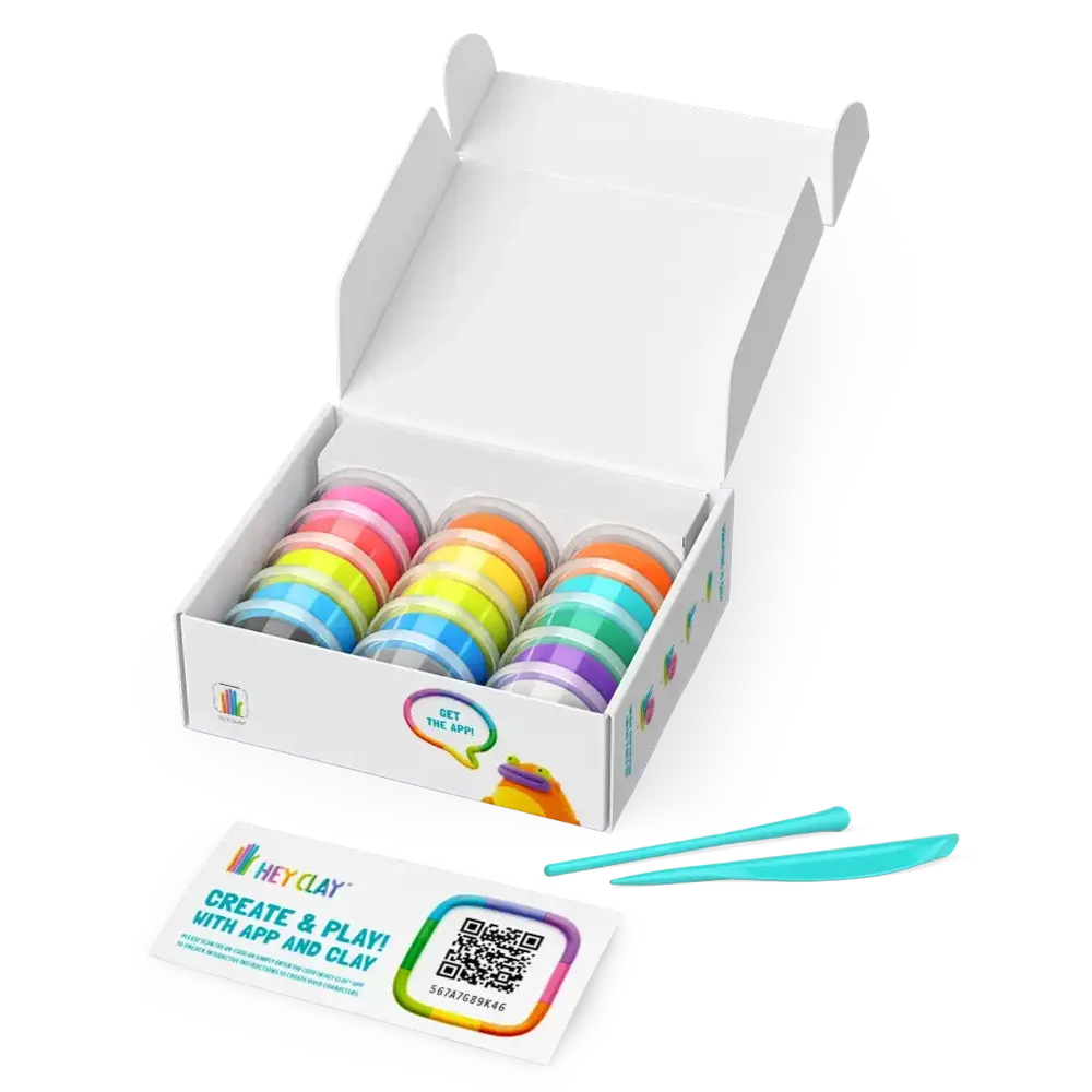 Hey Clay Hey Clay - boetseerklei - exotische huisdieren (15 potjes) Hey Clay Hey Clay - boetseerklei - exotische huisdieren (15 potjes)