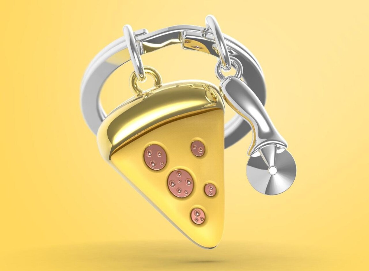Metalmorphose Metalmorphose - sleutelhanger - pizza Metalmorphose Metalmorphose - sleutelhanger - pizza