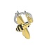 Metalmorphose - sleutelhanger - honey bee Metalmorphose - sleutelhanger - honey bee