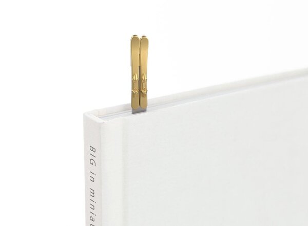 Metalmorphose Metalmorphose - boekenlegger - winter alpine skis